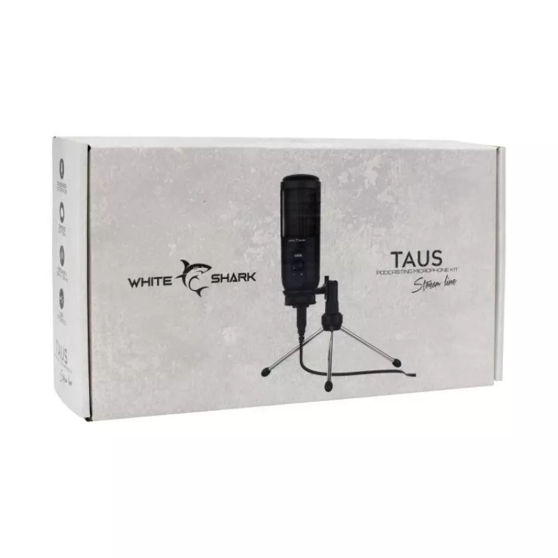 White Shark TAUS Mikrofon Schwarz Studio