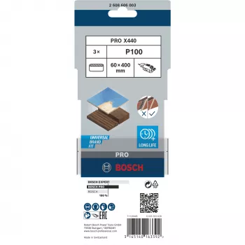 Bosch 2 608 606 003 Schleifzubehör 3 Stück