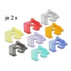 Kabelklemme DeLOCK 86420 RJ45 Mehrfarbig 16 Stk.