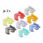 Kabelklemme DeLOCK 86420 RJ45 Mehrfarbig 16 Stk.