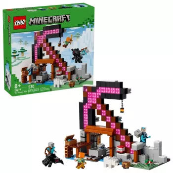 Konstruktionsspielzeug LEGO Minecraft The Pickaxe Mine Set 21277 – 530 Teile, 3 Minifiguren, Alter 8+