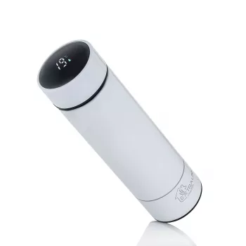 Extralink Smart Travel Mug Weiß, Thermobecher mit Temperaturanzeige