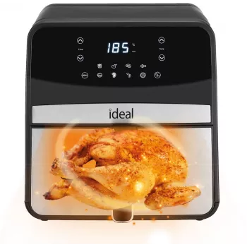 Heißluftfritteuse Eldom IK1501 — 6,5 l, 1800 W, Touch-LED, einstellbarer Thermostat, herausnehmbare spülmaschinenfeste Schüssel