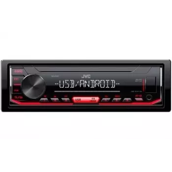 Car Digital Media Receiver JVC KD-X162 1 DIN, 200 W, 24-bit DAC, FLAC/MP3/WAV/WMA, Front-USB Typ-A, 3,5 mm, LCD 2-zeilig, Schwarz