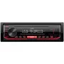 Car Digital Media Receiver JVC KD-X162 1 DIN, 200 W, 24-bit DAC, FLAC/MP3/WAV/WMA, Front-USB Typ-A, 3,5 mm, LCD 2-zeilig, Schwarz