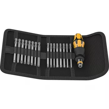 Wera Kraftform Kompakt 60 ESD - Handhalter mit Bitset - 17 Stücke (05051043001)