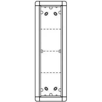 Türrahmen Schneider Electric AP-Rahmen 4-fach 133×423 mm für Schalter/Montage