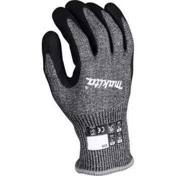 Arbeitshandschuhe P-84713, Gr. M (8), Schnittfestigkeit F/7 (schwarz/grau, 1 Paar)