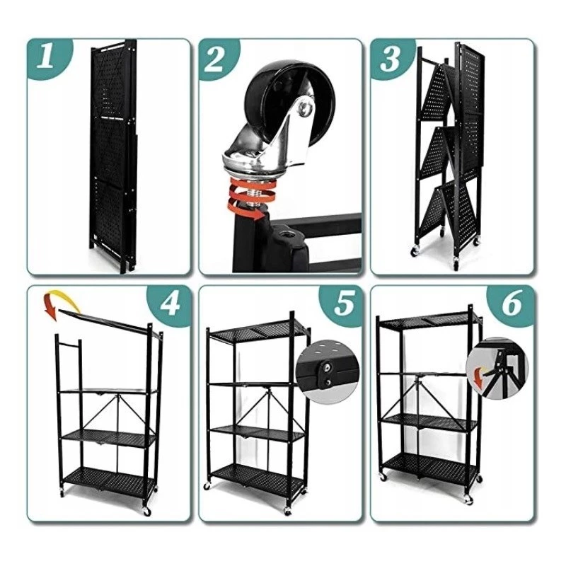 Gartenwerkzeug-Aufbewahrungsregal Top e shop Rack FS004 — freistehender verzinkter Stahl, 720×340×1270 mm, 50 kg Tragfähigkeit