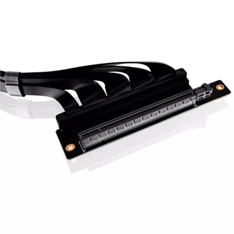 Thermaltake PCI-E 4.0 Dual-90-Grad-Riser-Kabel, 40 cm, Schwarz