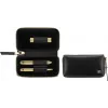 ZWILLING Twinox Gold Edition 97746-004-0 Maniküre-Set, schwarzes Lederetui, 3-teilig