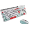 CANYON HSET-W5 EN Tastatur+Maus AAA+AA kabellos Weiß