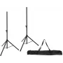 Lautsprecherständer-Set Omnitronic M-3 (2x) mit Tragetasche – tragbare Lautsprecherständer für PA und Monitoring