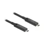 DeLOCK USB-Kabel USB 3.2 Gen 2 10m USB-C Schwarz 84257