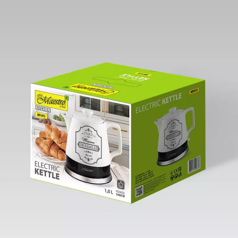 Feel-Maestro MR-072 Wasserkocher 1,2 L Weiß 1200 W