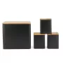 Brotdosen-Set Salter BW129001EU7 Schwarz 4-teilig – Vorratsbehälter für Brot und Backwaren