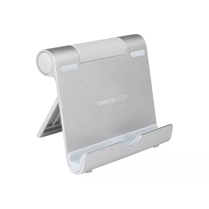 TERRATEC iTab S - Ständer für Mobiltelefon / Tablet - Aluminium - Silber - Tischständer (219727)