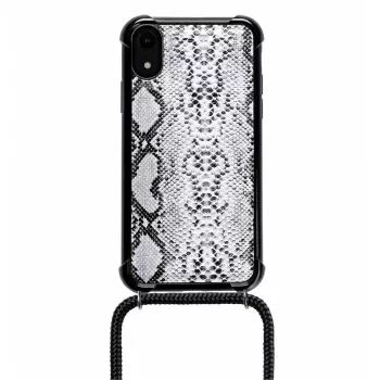 Cover Coros Snake iPhone XR 15,5 cm (6,1 Zoll) Schwarz Weiß