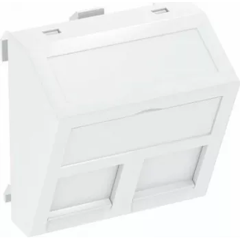 OBO Bettermann Datentechnik-Träger DTS-2RM RW1 f. 2 Module Typ RM reinweiß (6119298)