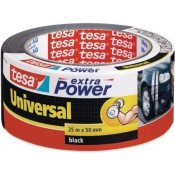 TESA Extra Power - Montage - Basteln - Beschriften - Reparieren - Drinnen & draußen - Schwarz - Metall - Holz (56388-1-3)