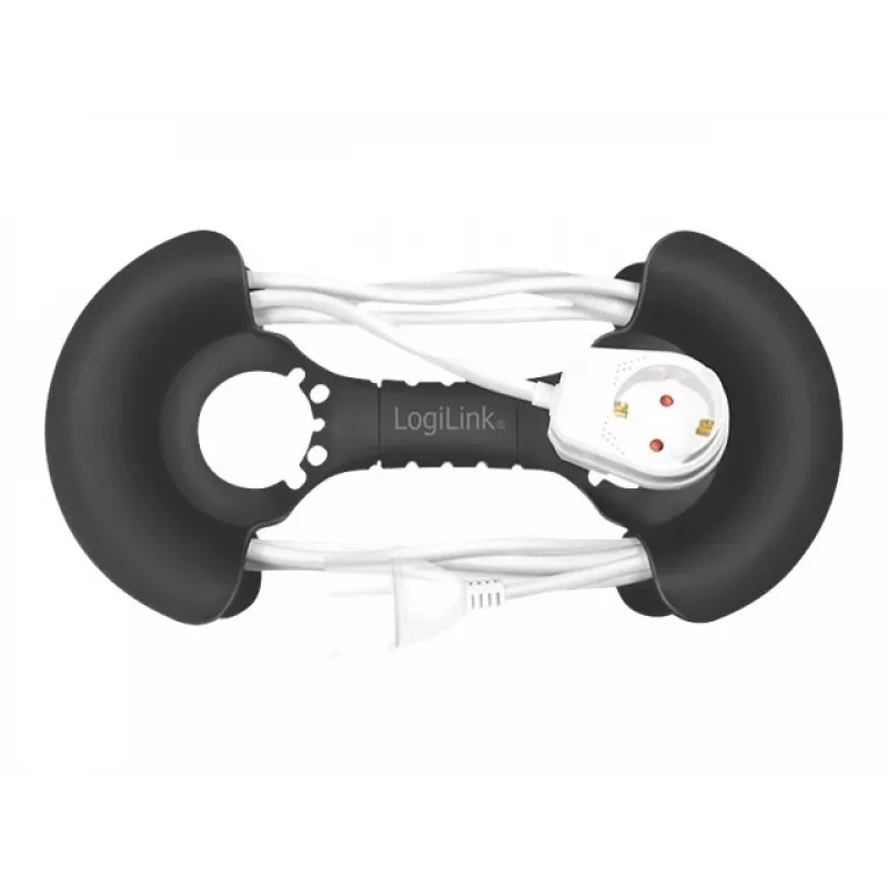 Kabel-Organizer LogiLink KAB0068 Universal Schwarz Polypropylen 1 Stück