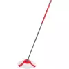 Wischmopp VILEDA EasyWring & Clean Turbo, roter Technopolymer-Eimer, abnehmbarer waschbarer Mikrofaserbezug, für Hartböden