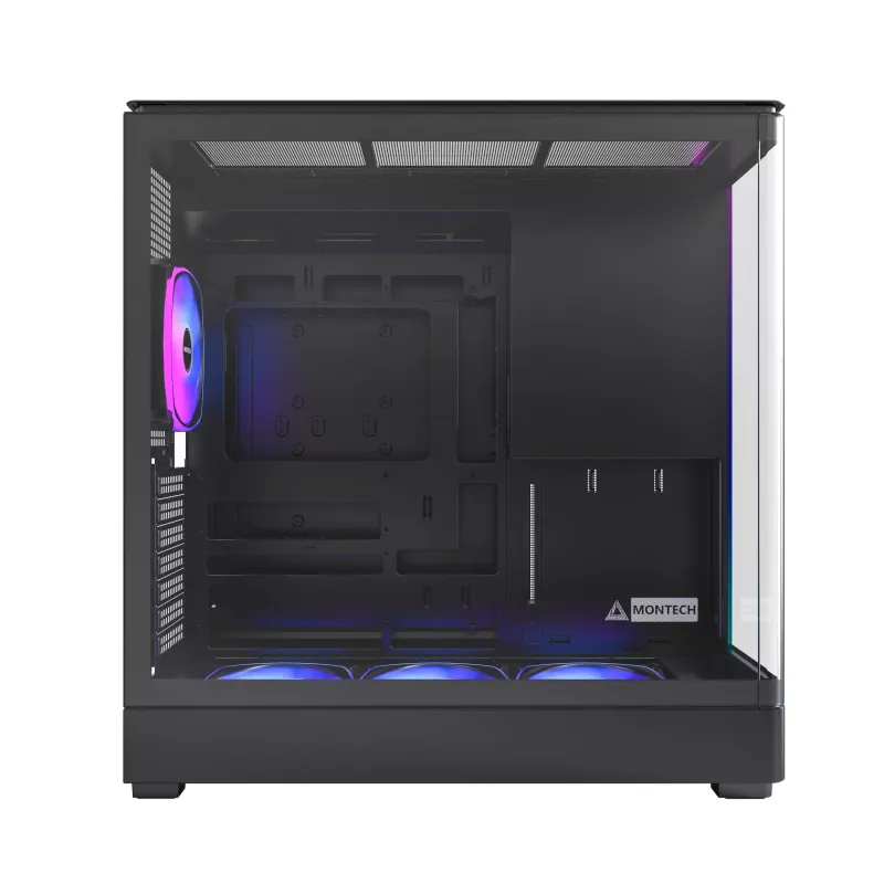 PC-Gehäuse Montech KING 45 PRO Schwarz — micro ATX / Mini-ITX, Midi Tower