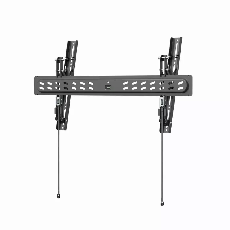 TV-Wandhalterung Gembird PRO Serie für 95-Zoll-Bildschirme (2,41 m), neigbar 0–12°, max. Traglast 60 kg, VESA 200x200–800x400, schwarz