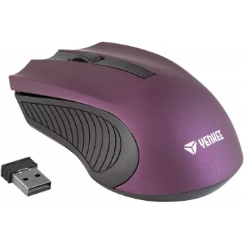 2,4 GHz optische symmetrische kabellose Maus, 3 Tasten, Violett