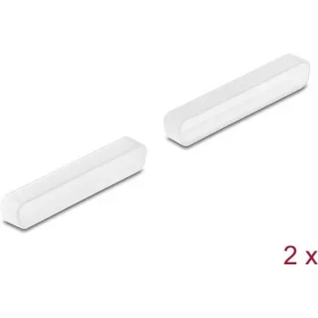 DeLOCK Staubschutzkappe für D-Sub 37 Buchse 2 Stück transparent