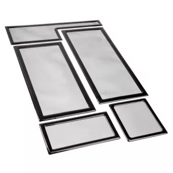 Staubfilter DEMCiflex 0677 für CaseLabs Bullet BH7, schwarz, 5er-Pack