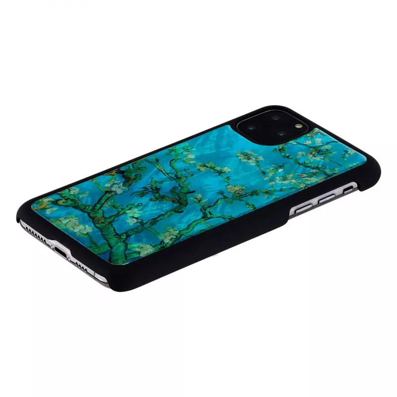 Schutzhülle iKins für iPhone 11 Pro Max – Almond Blossom Schwarz