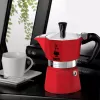 Bialetti Moka Express Moka-Kanne Rot