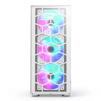 PC-Gehäuse Montech X3 GLASS Midi-Tower Weiß