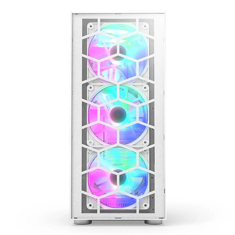 PC-Gehäuse Montech X3 GLASS Midi-Tower Weiß