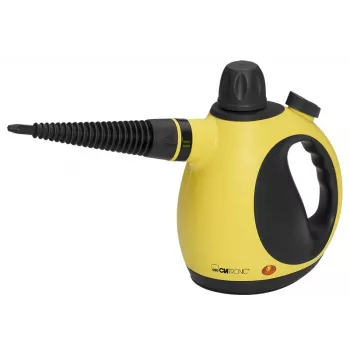 Tragbarer Dampfreiniger CLATRONIC DR 3653 — 0,25 L Wassertank, 1050 W, 3,5 bar, 5 m Kabel, gelb