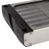 Radiatorblock Aqua-Computer 33701 — Aluminium/Kupfer/Edelstahl, 160×140×40 mm, Silber