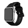 Watch Strap Nomad Rugged Strap Schwarz Connectoor Silver für 42/44/45/49 mm
