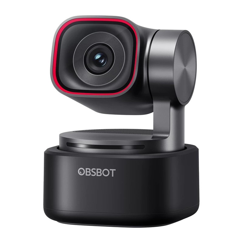 Webcam Obsbot Tiny 3 PTZ 4K von Obsbot — kompakte 4K-PTZ-Kamera für Streaming und Konferenzen
