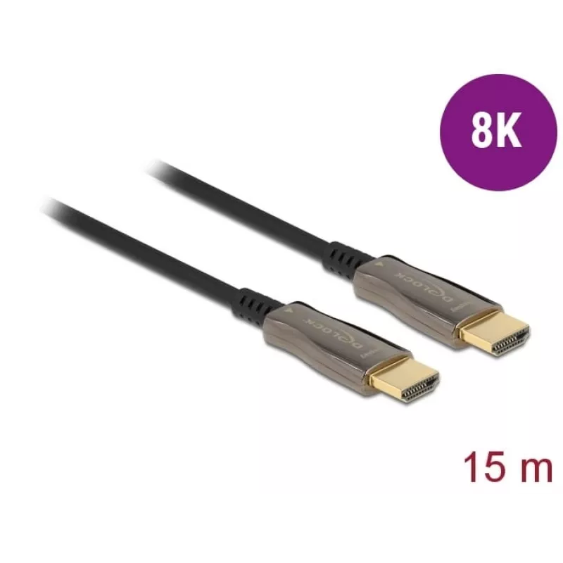 Aktives optisches HDMI-Kabel DeLOCK 84037 8K 60 Hz 15 m