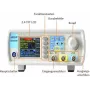 Joy-it JDS6600-LITE Funktionsgenerator netzbetrieben 15 MHz - 0,01 µHz 2-Kanal Dreieck, Rechteck, Signal, Sinus, Lorentzkurve, Arbiträr, Puls, Rauschen (JDS6600-LITE)