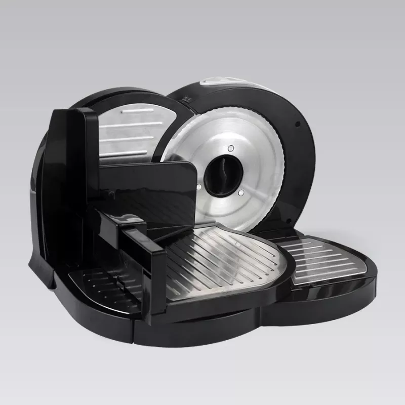Lebensmittelschneidemaschine Maestro MR-591 — elektrische Küchenschneidemaschine, Modell MR-591, schwarz