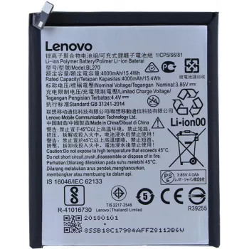 Lenovo - Li-Ion-Poly-Akku - BL-270 - K6 Plus - 4000mAh (BL-270)