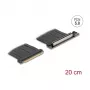 PCI Express 5.0 x16 Riser-Karte DELOCK 81289, x16-Steckplatz, 20 cm Kabel