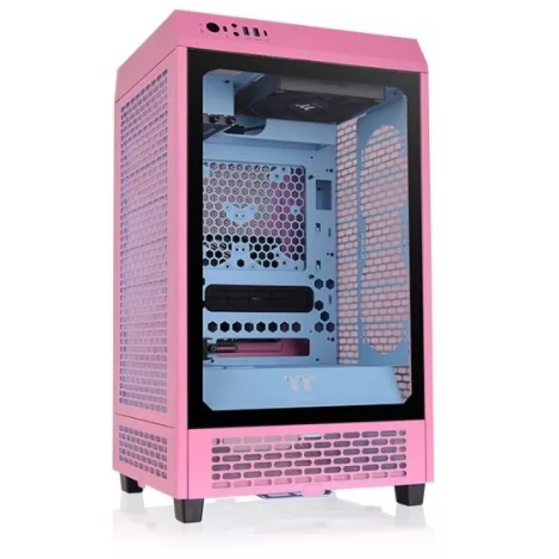 PC-Gehäuse Thermaltake Tower 200 Mini Tower Pink