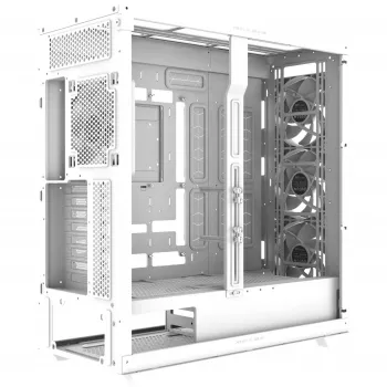 Thermaltake AX500 Grand Tour E-ATX-Gehäuse mit Glasseitenfenster (Weiß)