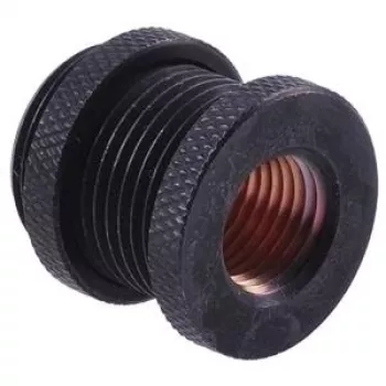 Alphacool 17069 - Messing - Chrom - Schwarz - Soft-Tubing (PVC - Silikon - Neopren) - 31 mm - 24 mm - 46 g (17069)