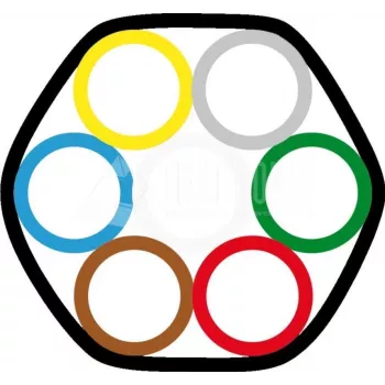 Lightwin ROUND 12/8X7 BL Konnektivitätszubehör Schwarz