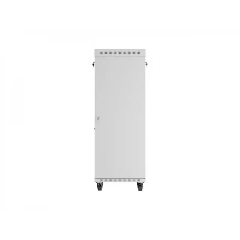 LANBERG 19 Zoll 32U Stand-Rack-Schrank 600×600 mm Grau mit perforierten Türen und LCD (flach Pack)