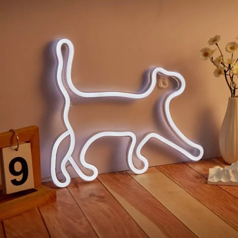Neon-Dekoleuchte MANTA SNL70WH Style Neon Lights CAT 2 Weiß 70 cm